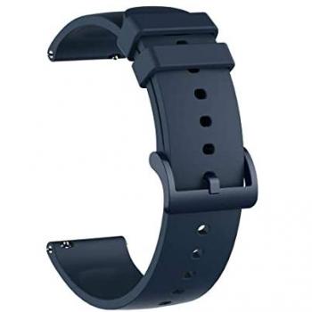 Correa de Silicona 20mm y 22mm, compatible con Amazfit GTS/GTS 2/2 Mini/2e/GTS 3/4 Mini/Bip 3/3 Pro/Bip/Bip Lite/B