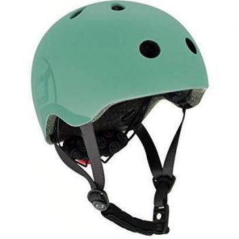 Scoot & Ride Casco de Bicicleta para niños, Unisex, Bosque, 51 bis 55cm