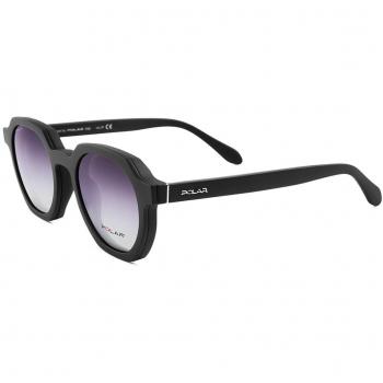 Polar Clip-On Sunglasses for Men Black 49mm