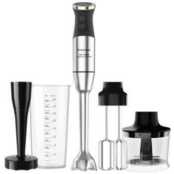 Batidora de Mano Taurus Bapi 1500 Luxe XL, 1500W, 20 Velocidades + Turbo, Cuchillas Doble Efecto, Antisalpicaduras, Soft Touch, Vaso Medidor 900ml