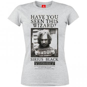 Harry Potter Sirius Wanted Camiseta Mujer Gris jaspeado XS