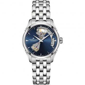 Reloj Automático de Mujer Hamilton Jazzmaster Open Heart 36 mm Acero H32215141