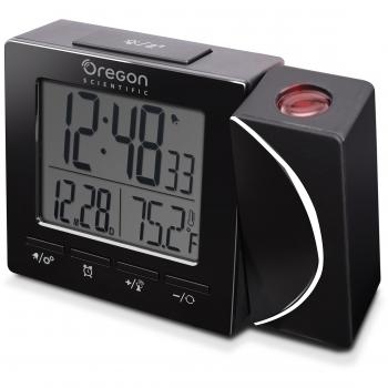 Oregon Scientific Reloj Proyector Radio Controlado, Compuesto, Negro, 11x13x5 cm