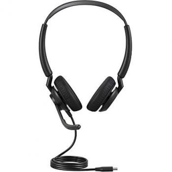 Jabra Engage 50 II USB-C UC Stereo Wired Headset Black