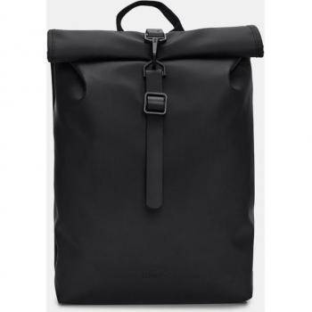 RAINS Rolltop Rucksack Mini Waterproof Backpack Black