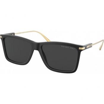 Prada PR 01ZS 1BO08G Matte Black Square Sunglasses