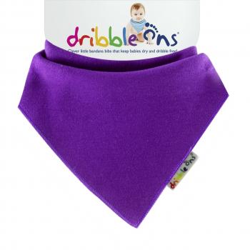 Dribble Ons baberos pañuelo bandana pañuelo púrpura