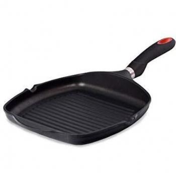 Valira Origen Gas-Vitro Grill, Aluminio Fundido, Negro, 26 cm