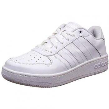 adidas Team Court, Zapatillas de Deporte Exterior Para Niños, Blanco / Plateado