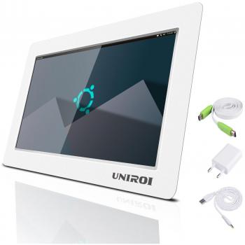 Monitor HDMI de 10.1 Pulgadas, HD Pantalla LCD 1024 * 600 con Carcasa Ultradelgada para Todo Dispositivo con HDMI Entrada, Raspberry Pi 3 2 Modelo B B+ A A+ UNIROI