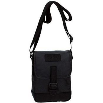 Pepe Jeans Black Label Bandolera Solapa, Color Negro