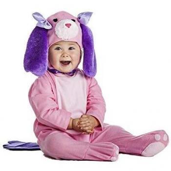 Disfraz de Perrito Rosa Infantil