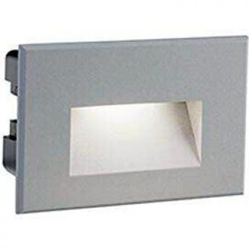 Foco Empotrable LED 3W Liso 4000K Aluminio Enchufable