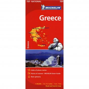 Mapa Michelin de Grecia - Guía de Viaje y Estilo de Vida
