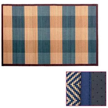 Item Alfombra Bambú Cuadros 60x90cm