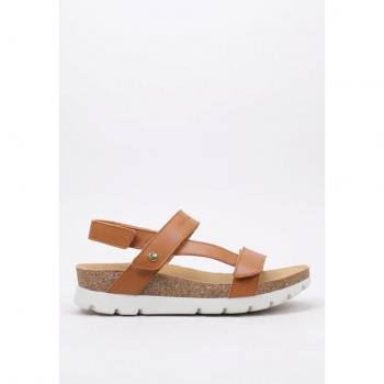 SANDALIAS DE PIEL PANAMA JACK SELMA B7 CUERO CAMEL TALLA 36