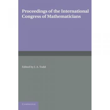 Actas del Congreso Internacional de Matemáticos: 1421 Agosto 1958