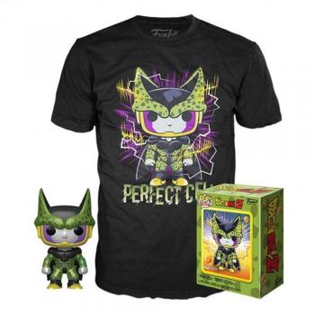 Funko Pop Dragon Ball Z Célula Perfecto + Camiseta Talla Aleatoria