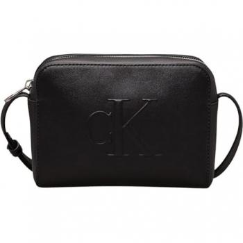 Calvin Klein Jeans Stylish Crossbody Bag with Zip Closure, Black, ONE SIZE