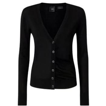 PINKO Women's Black V-Neck Cardigan Sweater - Size XS