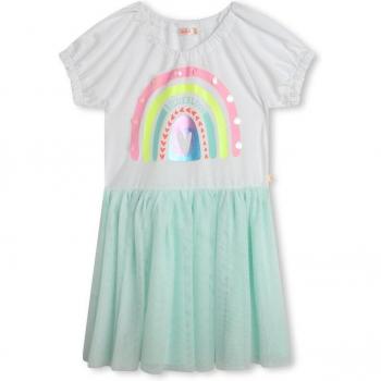 Vestido de bebé niña combinado de manga corta Billieblush U20163