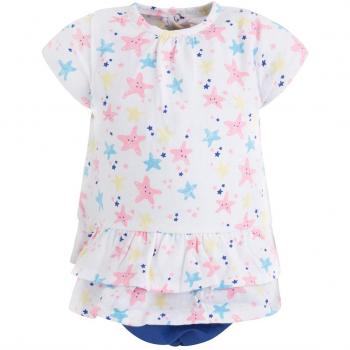 Canada House Conjunto minipopi recién Nacido Blanco, Talla 1-3m