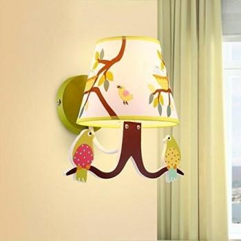 TOTO-simple moda cálida niños de dibujos animados de la lámpara lámpara de pared del dormitorio den pastoral mediterránea creativa linda de noche llevó
