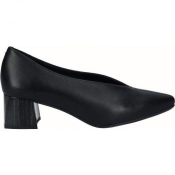 Zapatos de salón de mujer de piel escote pico