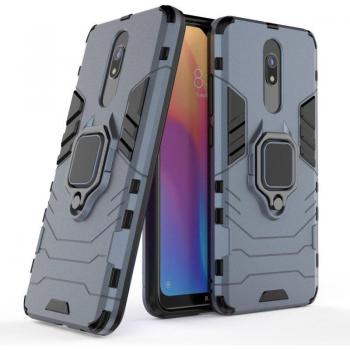 Funda Magnética con Anillo para Móvil Xiaomi Redmi 8/8A Rojo - Carcasa Antigolpes Resistente Rígida Dura con Tecnología de Absorción de Golpes