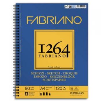 BLOCK DIB. FABRIANO 1264 A4 120h ESP. LA - Pack de 5 unidades