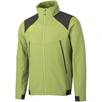 Ternua Chaqueta de Hombre Verkom Hard Jkt M - Verde, Ropa de exterior, impermeable, transpirable, con capucha ajustable, cierre frontal con cremallera y múltiples bolsillos
