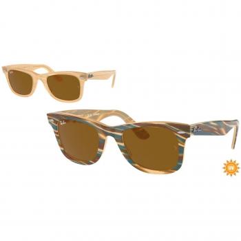 Ray-Ban RB2140F WAYFARER Asian Fit 140833 Men's Brown Sunglasses Size 52