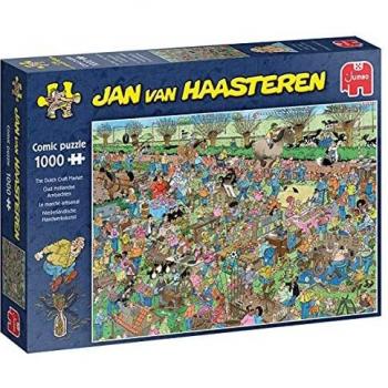 Puzzle Jumbo Mercado Artesanal Holandés 1000 Piezas Jan van Haasteren
