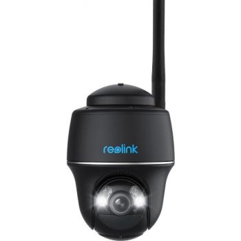 Cámara IP Reolink ARGUS PT 5MP TYPE-C, negra, alimentada por batería