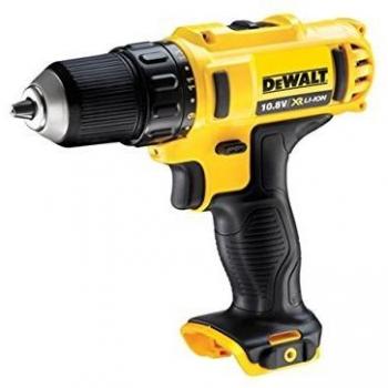 DeWALT DCD710N - Taladro (Ión de litio, 10.8 V, 185 mm, 50 mm, 170 mm, Negro, Amarillo)