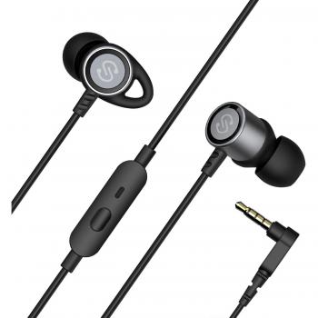 Auriculares con cable 3.5mm SoundPEATS Auricular In-Ear Estéreo HiFi Cancelación de Ruido Auriculares de Control con Cable Cascos con Micrófono-