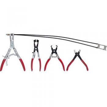 KS Tools 115.1104 - Conjunto de alicates abrazadera de la manguera Automotriz, 4pcs