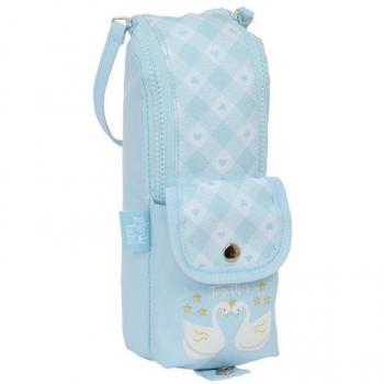 Estuche Porta Objetos GlowLab Cisnes con Compartimientos Óptimos y Diseño Exclusivo