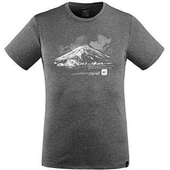 Milet Mount Sketch - Camiseta deportiva para hombre, color negro, tamaño medium