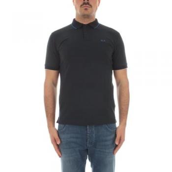 Sun68 A34113 Polo Shirt, Blue, Male, Size S