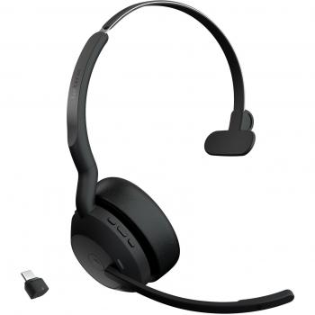 Jabra Evolve2 55 Auriculares Inalámbrico Diadema Oficina/Centro de llamadas Bluetooth Negro con Certificación Microsoft Teams