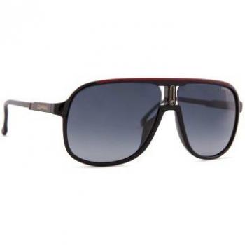 Carrera 1047/S Aviator Sunglasses - Color: Black/Gold, Lens: Dark Grey Gradient, Size: ONESIZE, Gender: Men