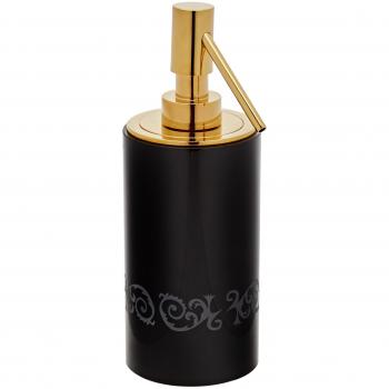 Pomdor - Dosificador encimera pvd oro 24 - negro deco heritage