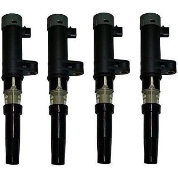 carrep bobinas de bobina de encendido Bujías para Renault Clio Grandtour Clio Espace Grand Scenic Kangoo Laguna Megane Scenic MKII - Pack de 4