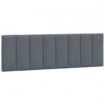 Velvet Dark Gray Headboard Cushion 60.2