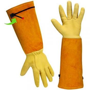 Guantes Jardineria Mujer/Hombres Guantes De Trabajo - Herramientas JardineríA Regalo Personalizado Guantes Jardin Guantes Rosales Guantes Largos Guante Jardineria Guantes Trabajo Piel TamañO Ajustable