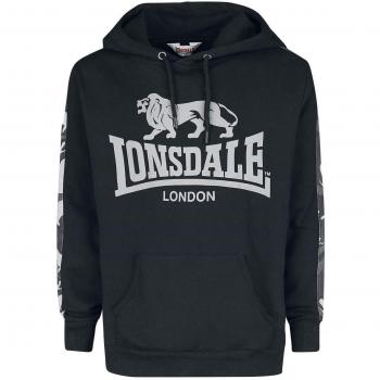 Lonsdale London Santley Sudadera con Capucha Negro M