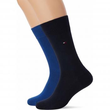 Tommy Hilfiger TH MEN SOCK CLASSIC 2P Calcetines, Azul