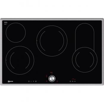 Neff T18BT16N0 Cocina Cerámica Integrada 80 cm Negro 4 Zonas Calentador Autárquico