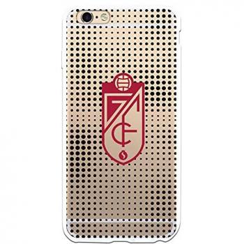 Funda Oficial Transparente TPU Semitono Negro con Escudo Rojo para iPhone 6S Plus y 6 Plus